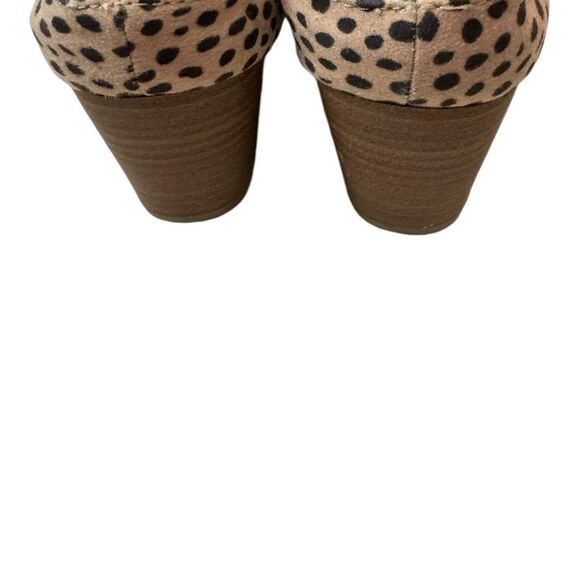 Dolcetta Masa Women's Leopard Heeled Mules 8 - Picture 5 of 6